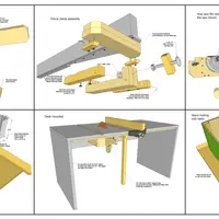 Самоделкин 7. Чертежи стационарной дисковой пилы и садовой качели