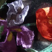 Цветы 3D в войлоке